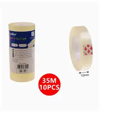 GENERICO - Set de Cinta Scotch Transparente 10 Unidades