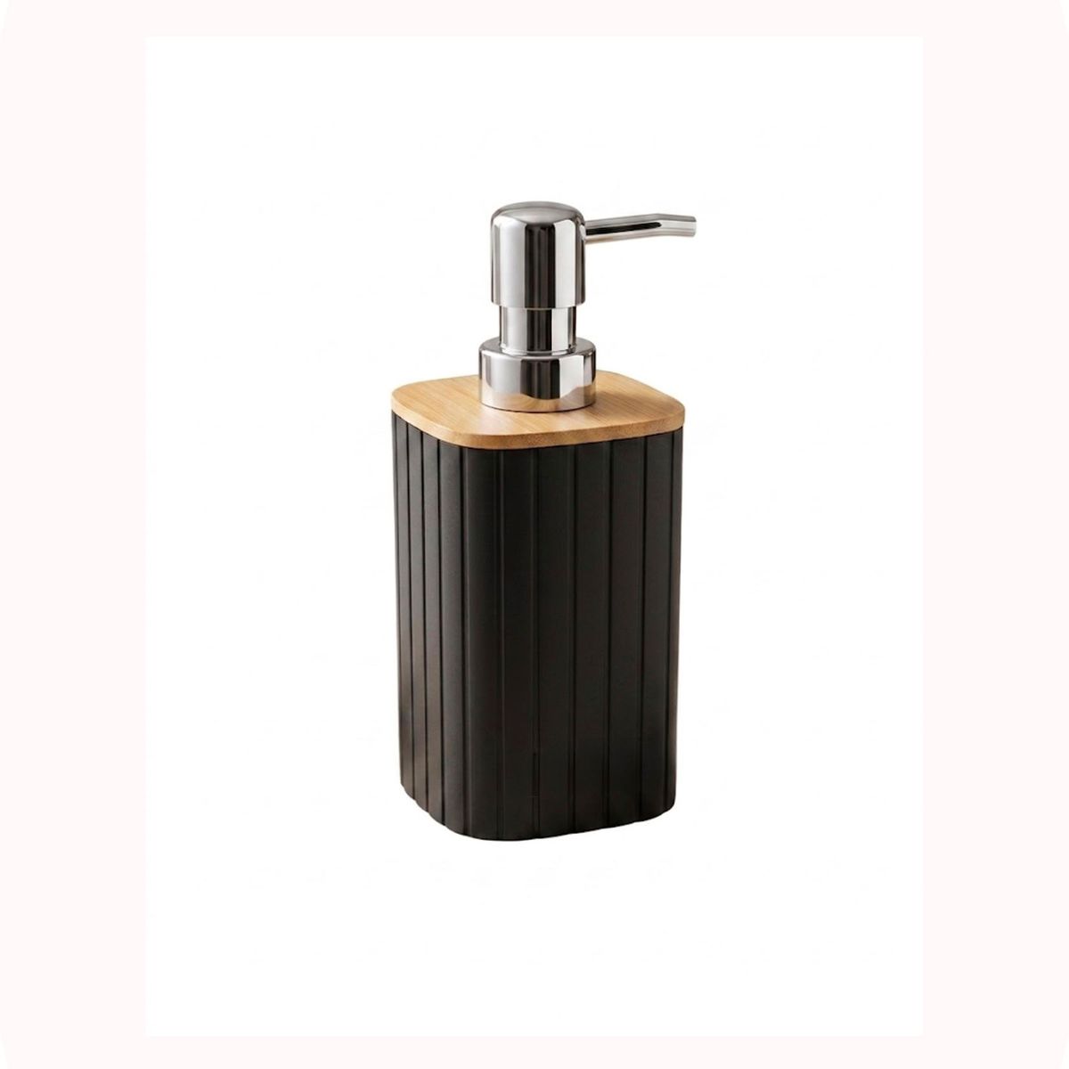 GENERICO - Dispensador De Jabón Líquido Para Baño Con Dosificador Negro