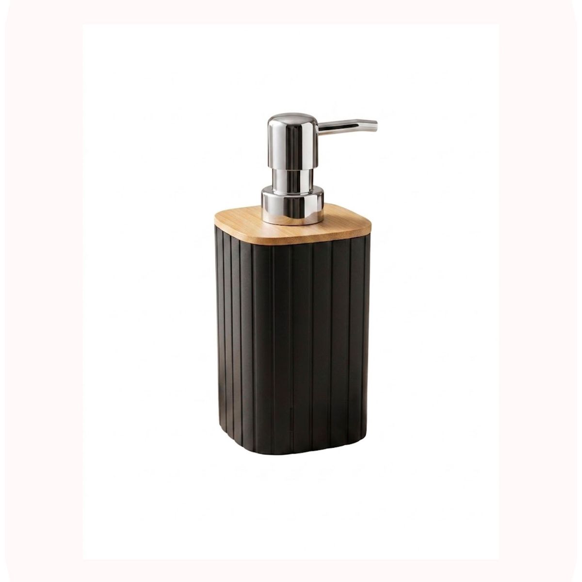 GENERICO - Dispensador De Jabón Líquido Para Baño Con Dosificador Negro