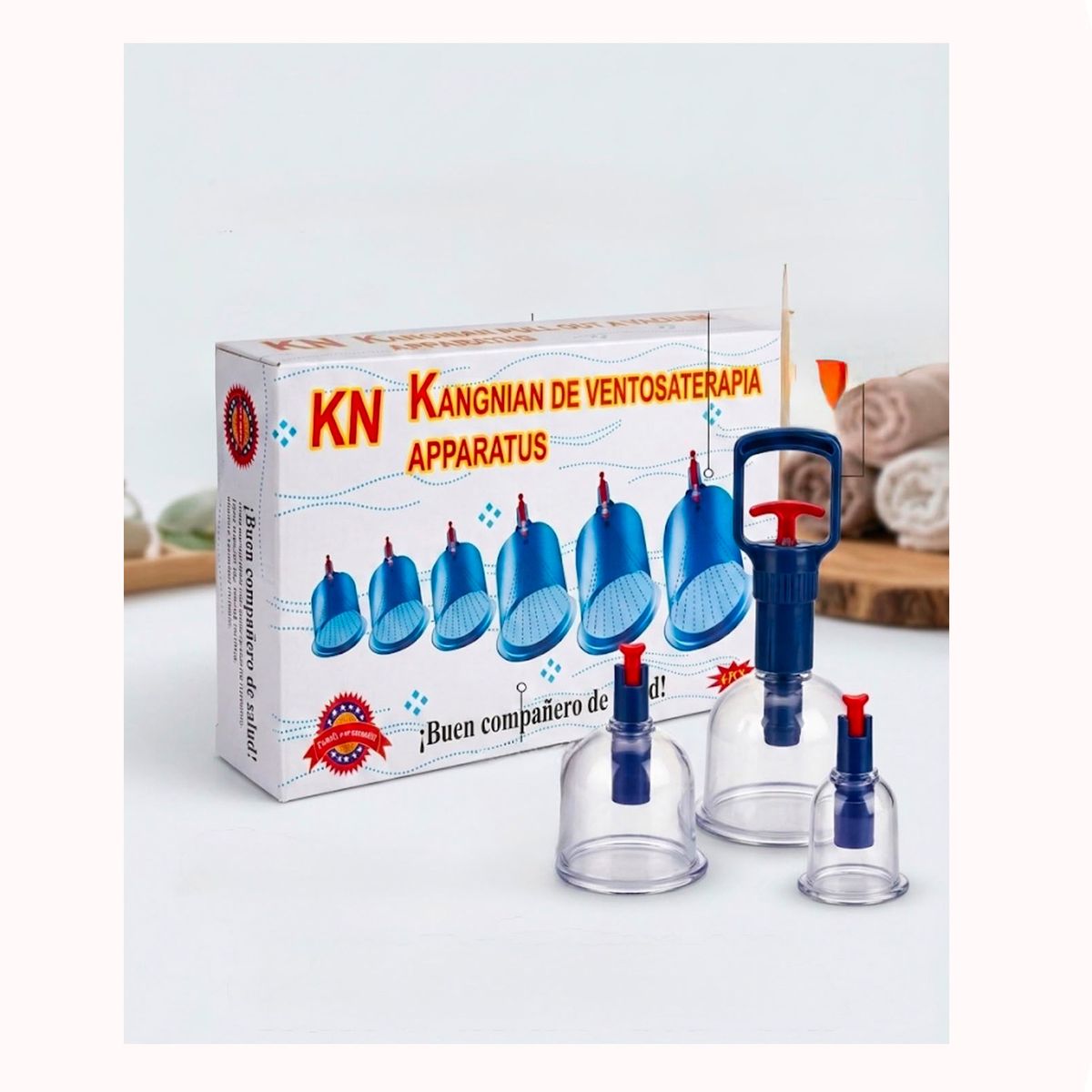 GENERICO - Set De Ventosas Para Masajes Copas Cupping Terapia Y Relajación