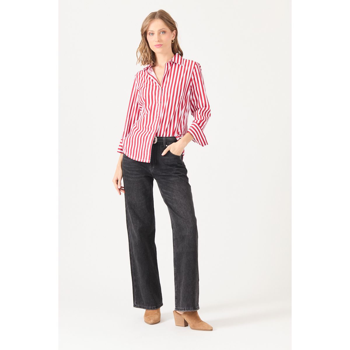PRIVILEGE - Jeans Negro Cod 2400486