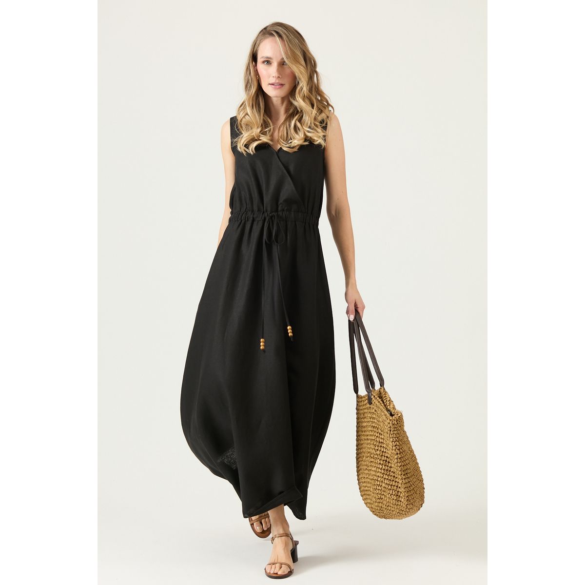 PRIVILEGE - Vestido Negro Cod 4005285
