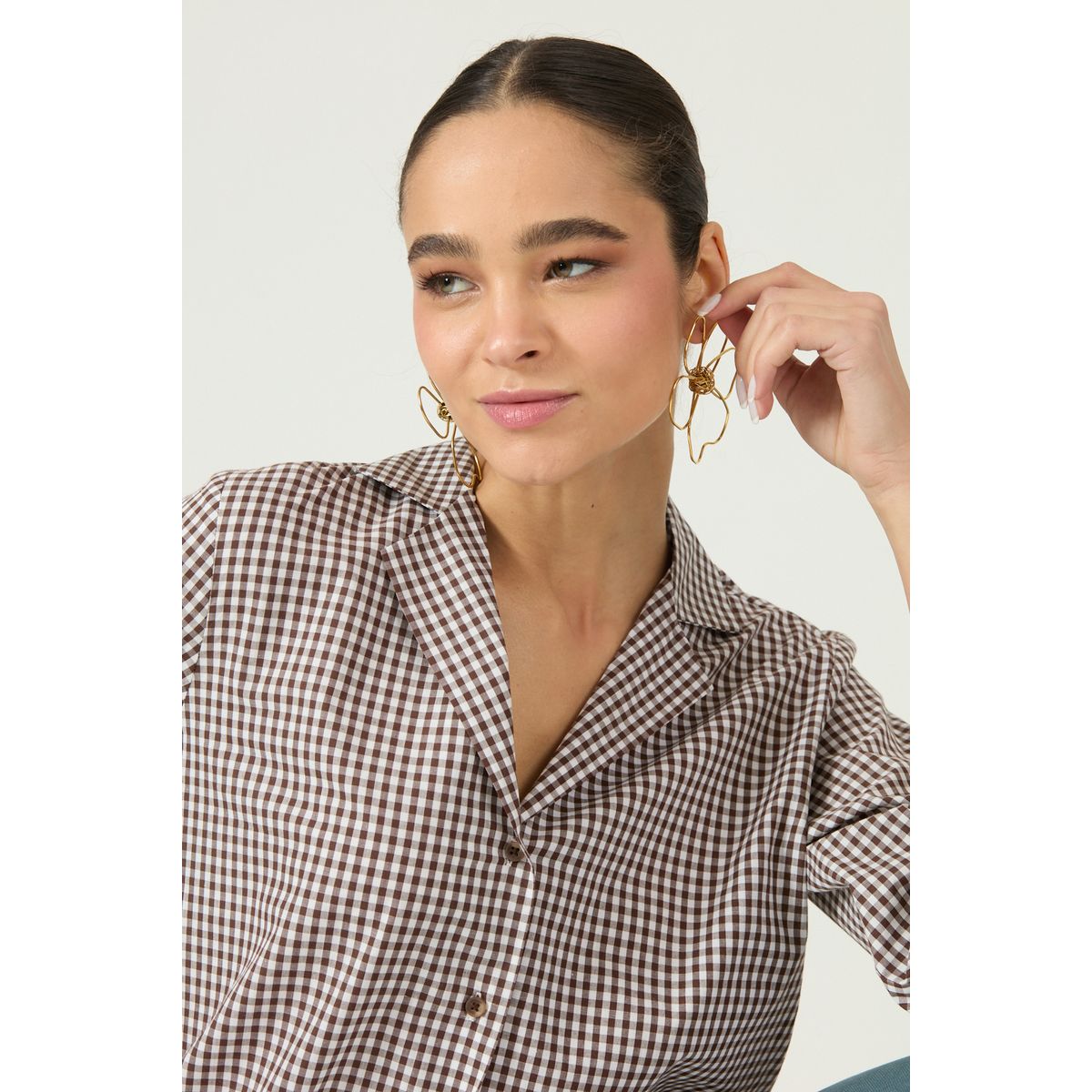 PRIVILEGE - Blusa Café Cod 4516775