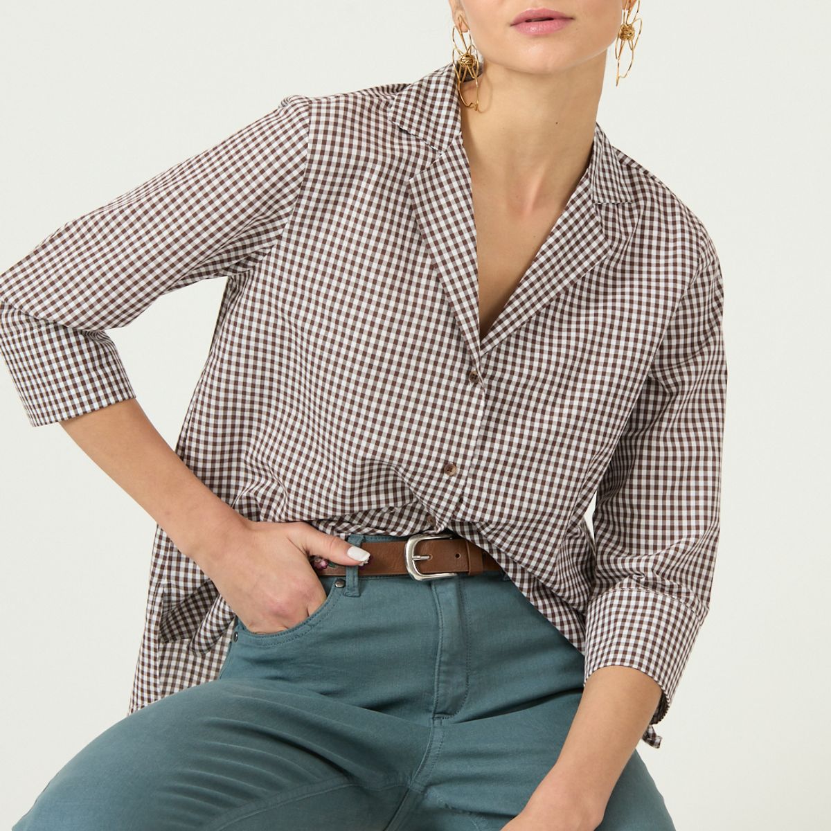 PRIVILEGE - Blusa Café Cod 4516775
