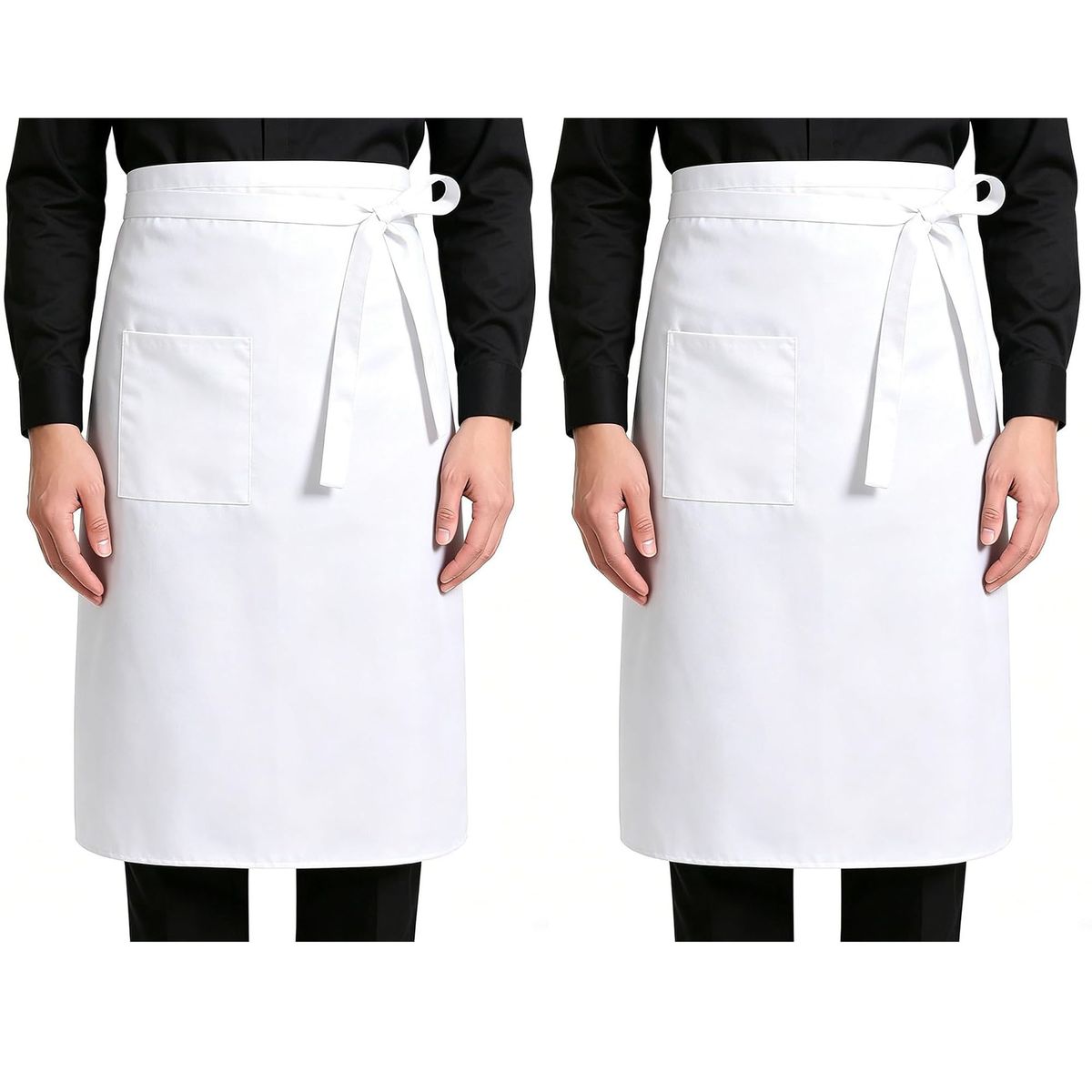 TSKY CHILE SHOPPING - 2pcs Mandiles de Cocina Mujer y Hombre,Antimanchas Duradero y Transpirable,Baristas y Camarero ets.