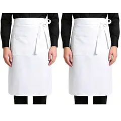 TSKY CHILE SHOPPING - 2pcs Mandiles de Cocina Mujer y Hombre,Antimanchas Duradero y Transpirable,Baristas y Camarero ets.