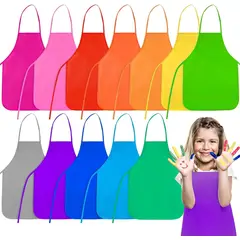 TSKY CHILE SHOPPING - Delantales de Pintura para Niños de 12 colores para Cocina,Aula,Evento Comunitario Pintura Artística