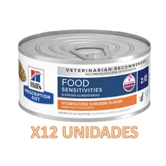 HILLS - X12 Alimento Gatos Zd Lata Food Sensitivities 156 G