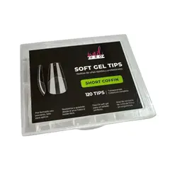 NAIL PRO - Tips Soft Gel Short Coffin 120 pcs