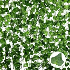 GENER - Planta Artificial Enredadera 12 Tiras 210 cm Decoración