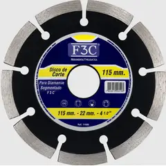 F3C - DISCO DIAMANTADO SEGMENTADO 4 1/2" (115MM)