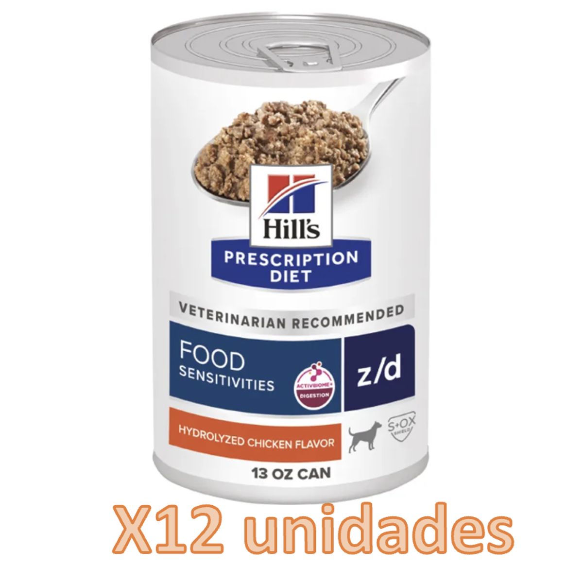 HILLS - X12 Alimento Hills Prescription Diet Food Sensitivities 370g