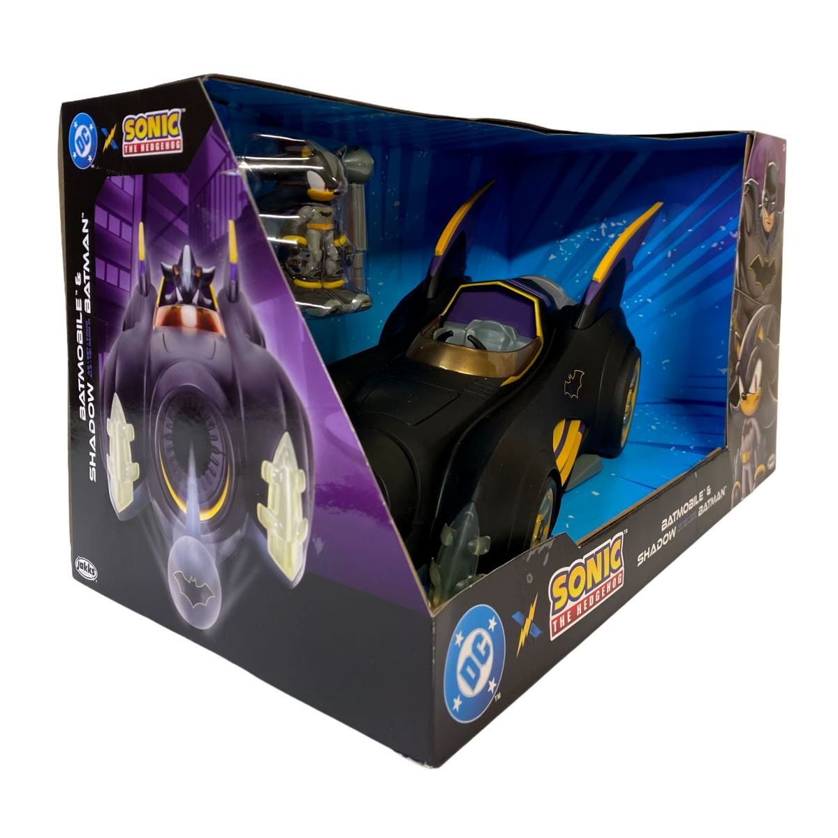 ANSALDO - BATIMOVIL Y FIGURA SHADOW 6 CMS SONIC DC COMICS