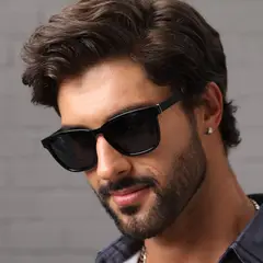 POLASUP - Mujer hombre lentes Gafas de sol polarizadas de tendencia clásica de moda unisex uv400