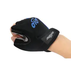 FOUR - Guantes Ciclismo Cortos Sin Dedos Soldier Negro