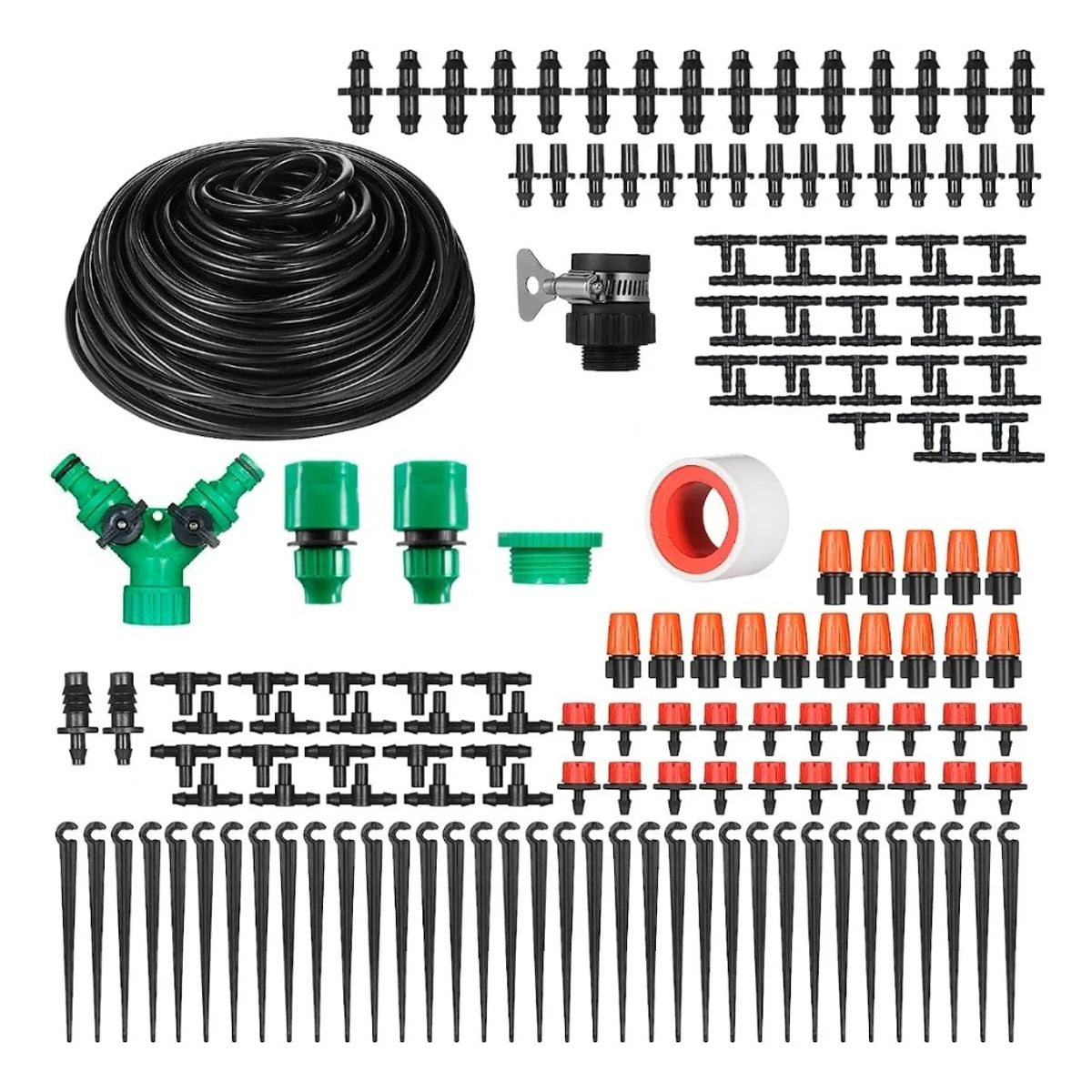 GENERICO - Kit De Riego Sistema Automático Goteo 40m 164pcs
