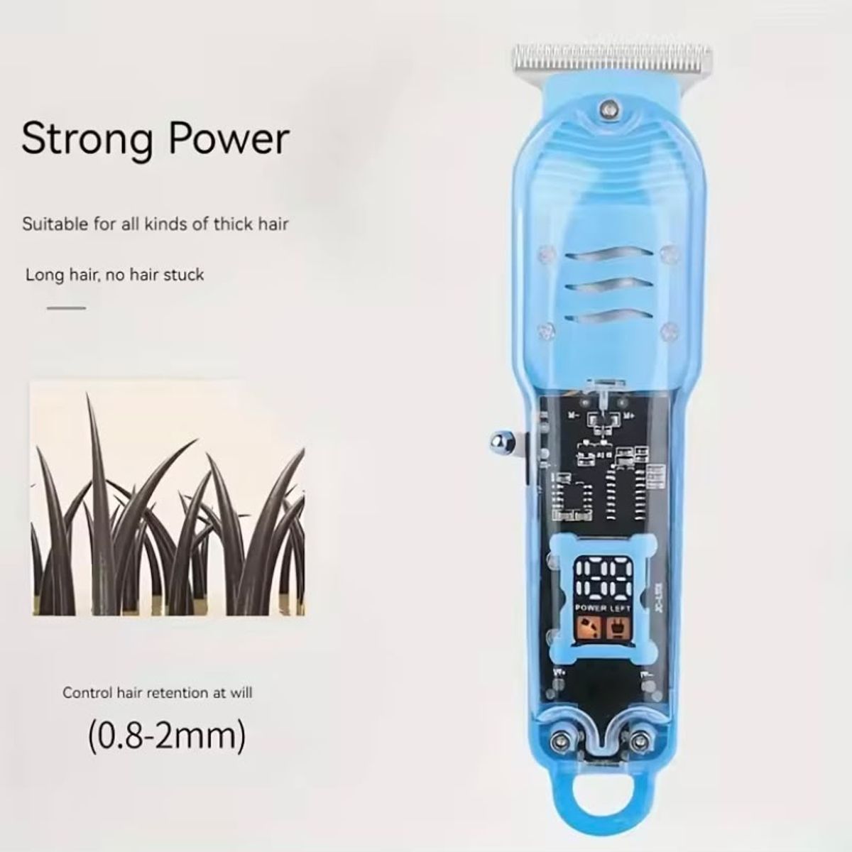 GENERICO - Maquina Corta Pelo Patillera Trimmer Recargable