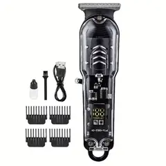GENERICO - Maquina Corta Pelo Patillera Trimmer Recargable