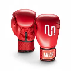 MUUK - GUANTE DE BOX CUERO ROJO 10 OZ