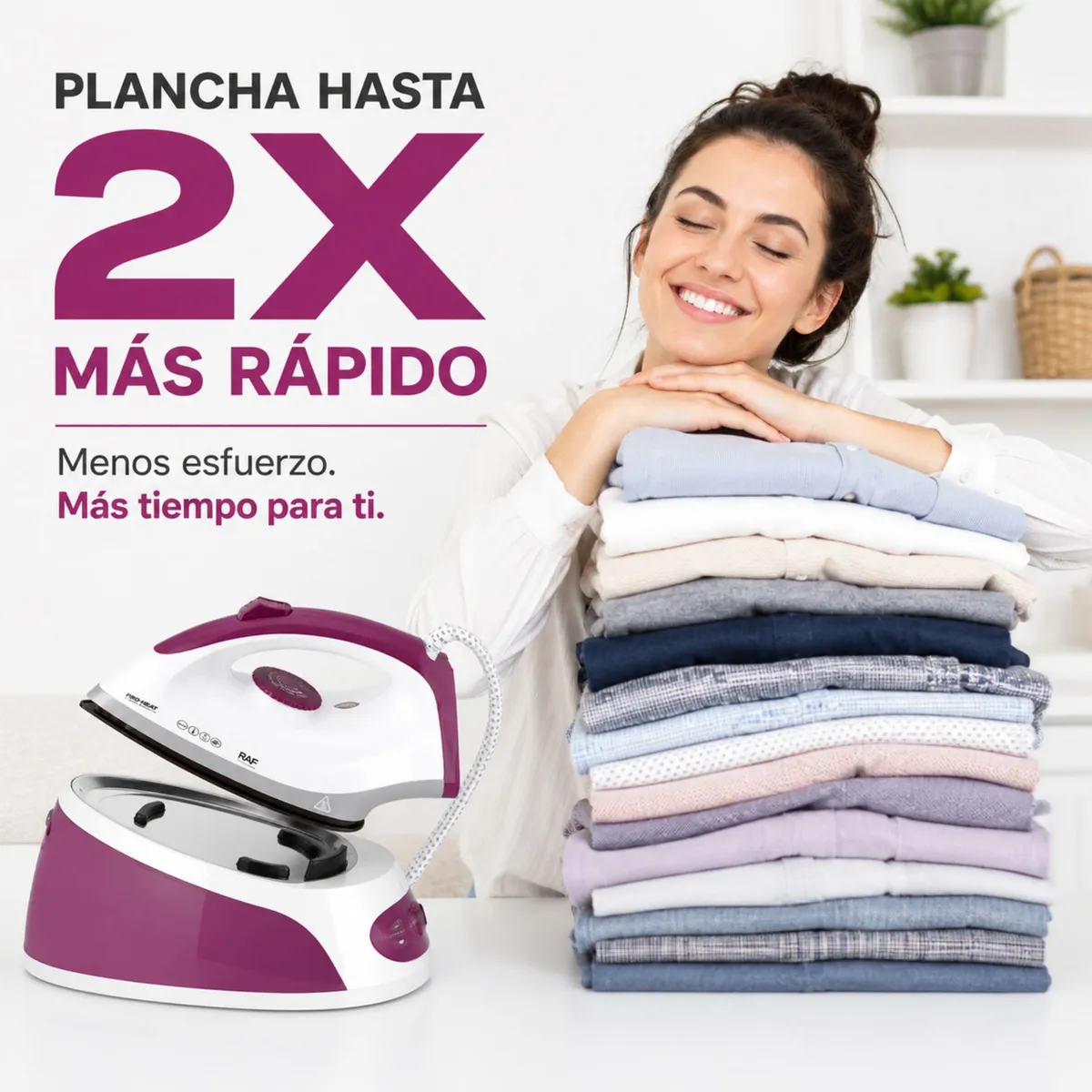 MOVI - PRESSIVA™ Centro de Planchado Premium - Resultados Perfectos en menos tiempo Set de planchado