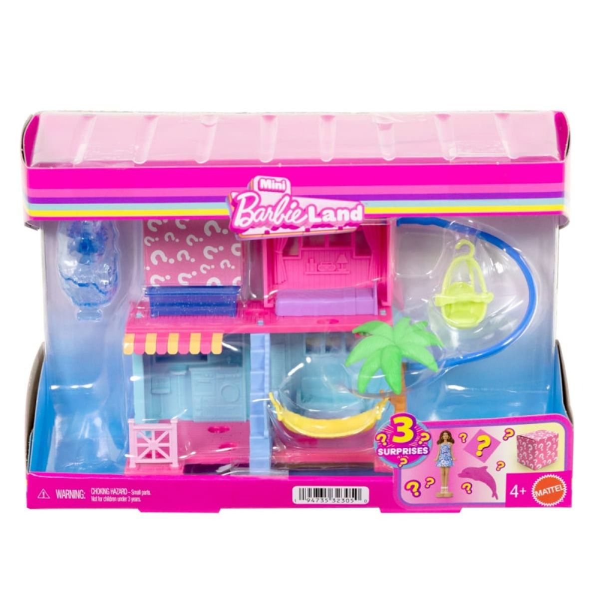 MATTEL - Casa de Muñecas Mini Barbie Land Casa de Playa