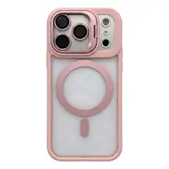 BELKRA - Carcasa Para Iphone 17 Pro Max Magnetica Soporte Color Rosa
