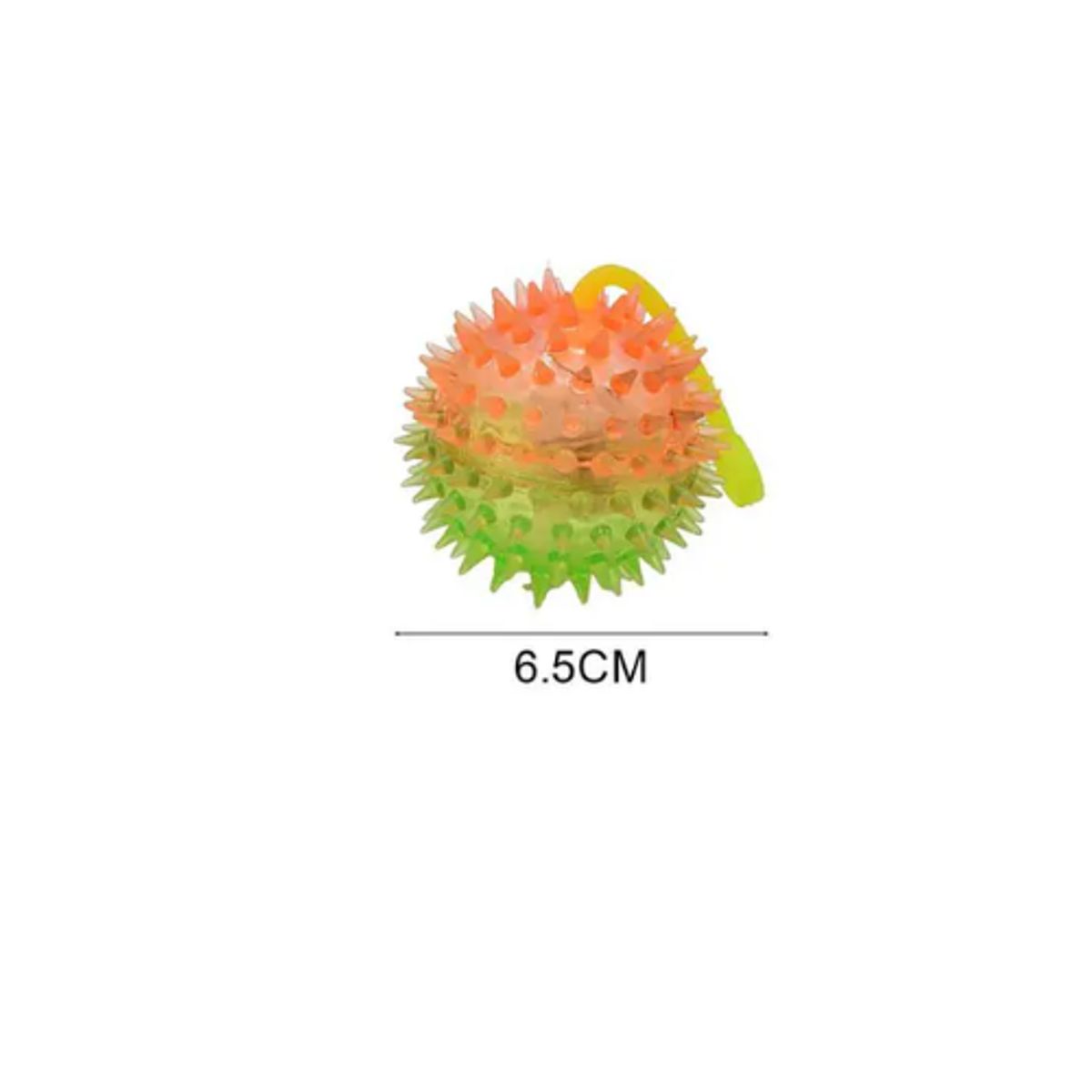 GENERICO - Pelota Juguete Para Perros Con Luces Y Sonido 6.5cm
