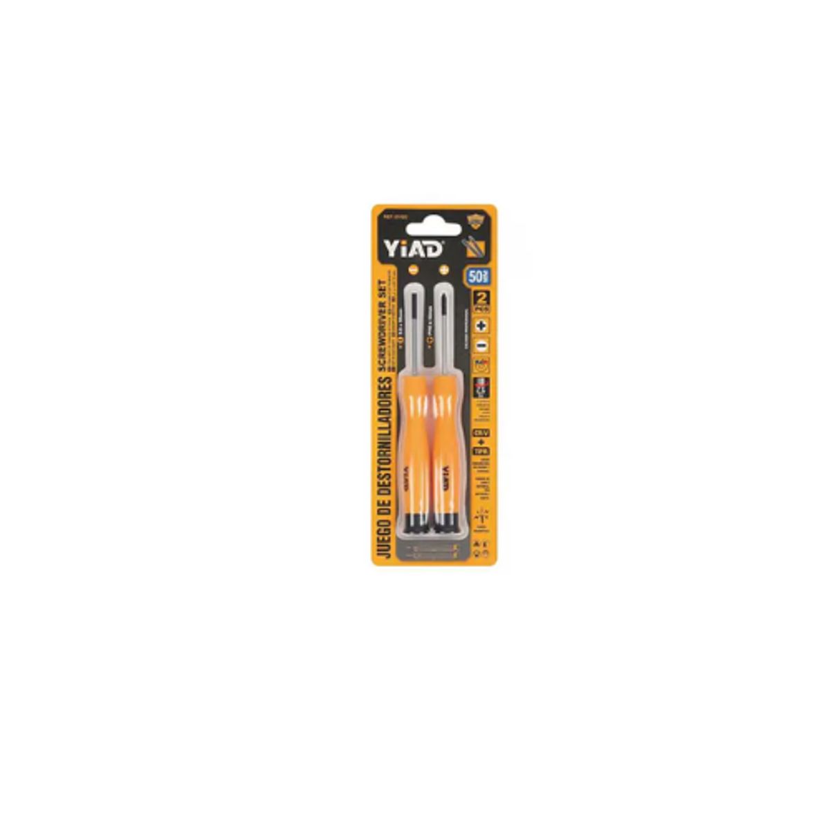 GENERICO - Juego De Destornilladores 2pcs Punta Magnetica
