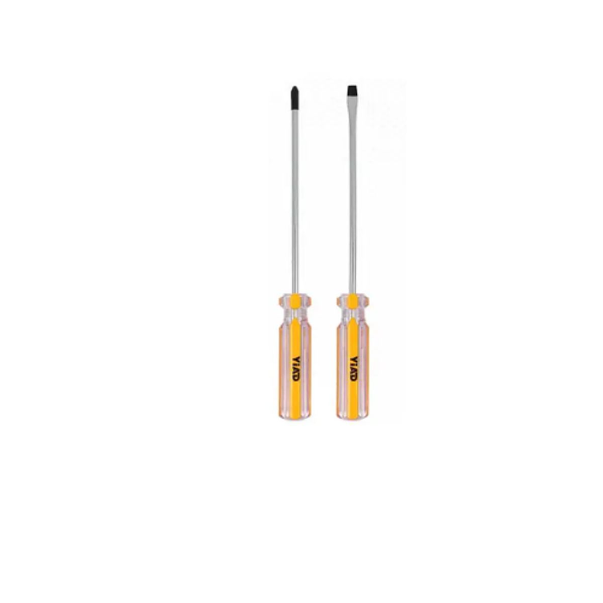 GENERICO - Juego De Destornilladores 2pcs Punta Estrella Y Paleta Magnetica 75mm