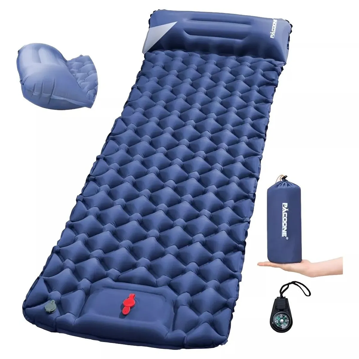 GENERICO - Colchoneta Inflable Plegable Para Acampada Y Senderismo