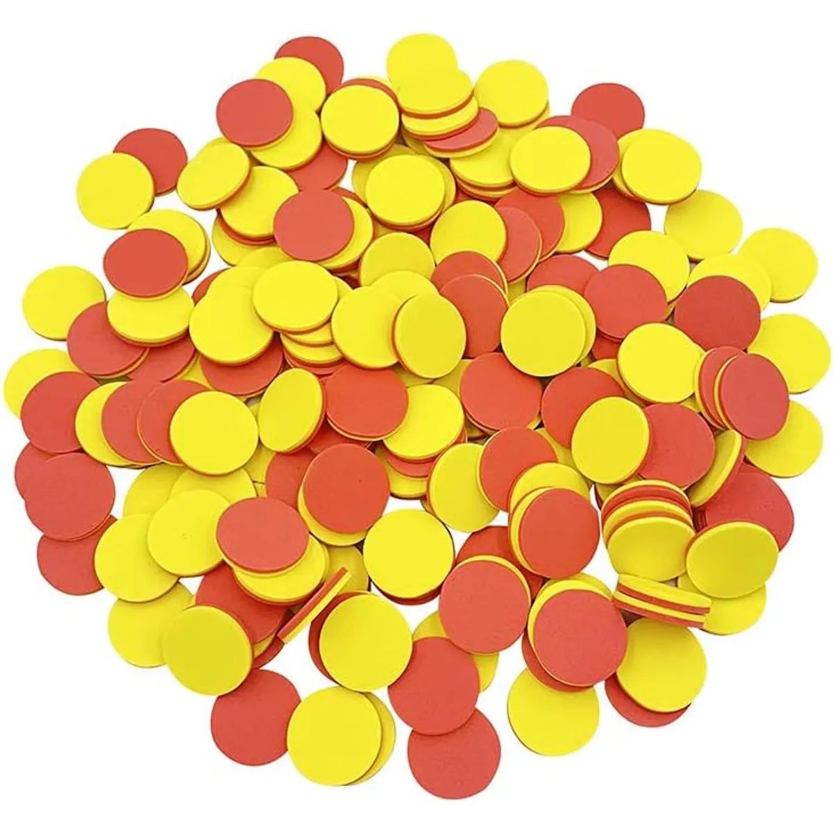 KUANGYE - Set 300 Fichas Bicolor De 1 Pulgada