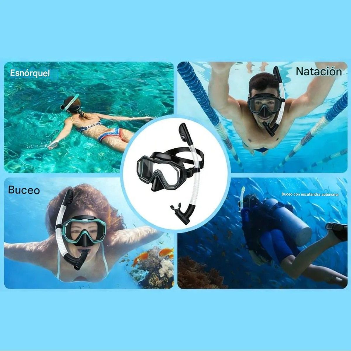 GENERICO - Set De Buceo Infantil Snorkel Para Piscina Playa Niños