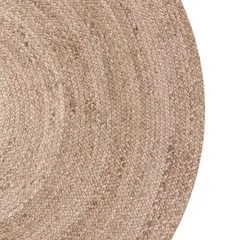 GENERICO - Alfombra Redonda Yute Gobi 120 Crudo Form Color Natural
