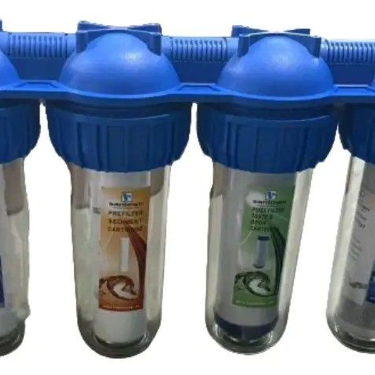 GENERICO - Filtro Purificador De Agua Para Pozos 4 Etapas Color Azul
