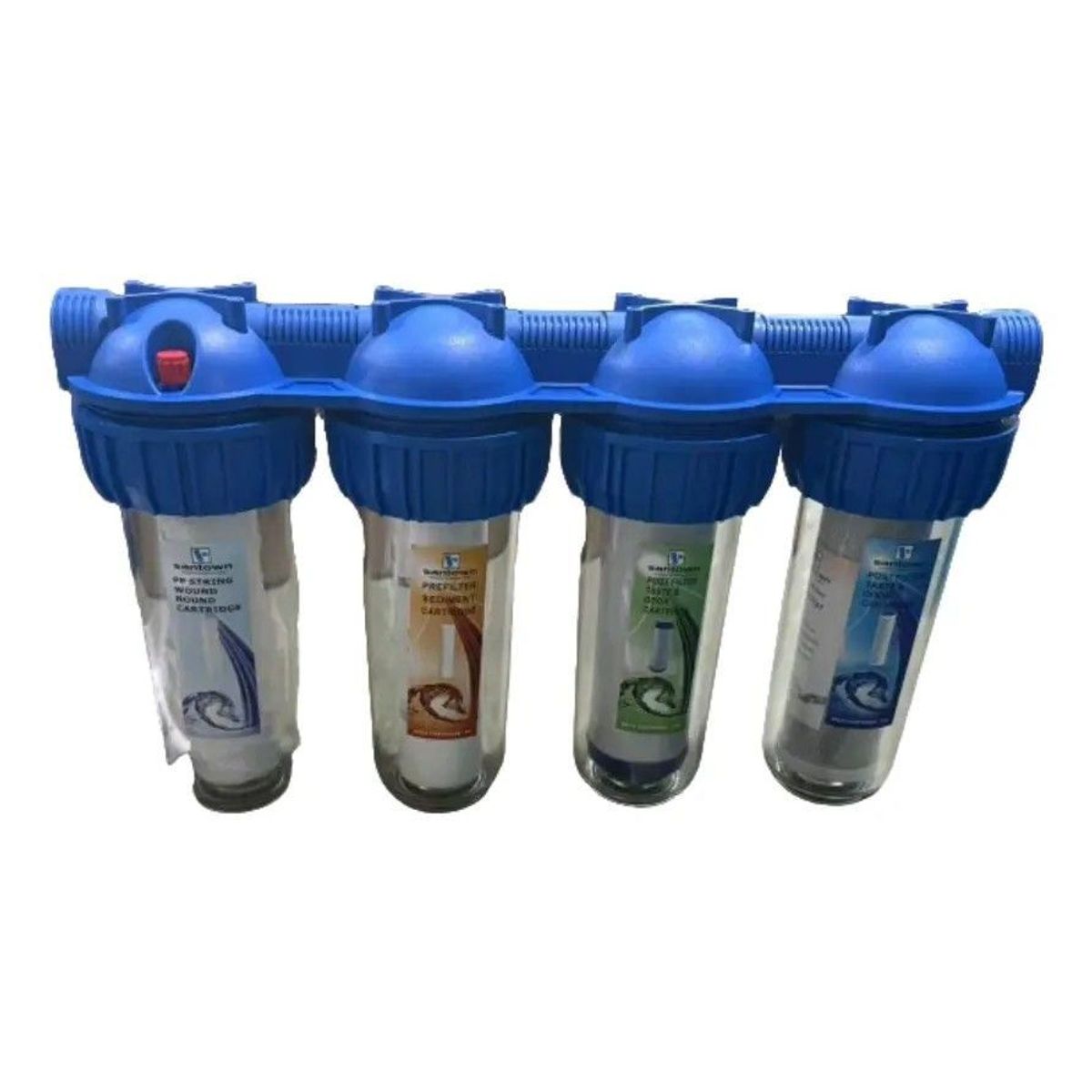 GENERICO - Filtro Purificador De Agua Para Pozos 4 Etapas Color Azul