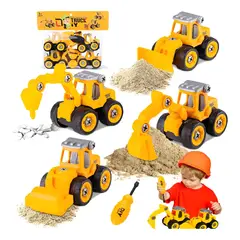 GENERICO - Juguete Camión Construccion Excavadora Para Niños Desmontable Regalo Para Niños Regalo De Cumpleaños