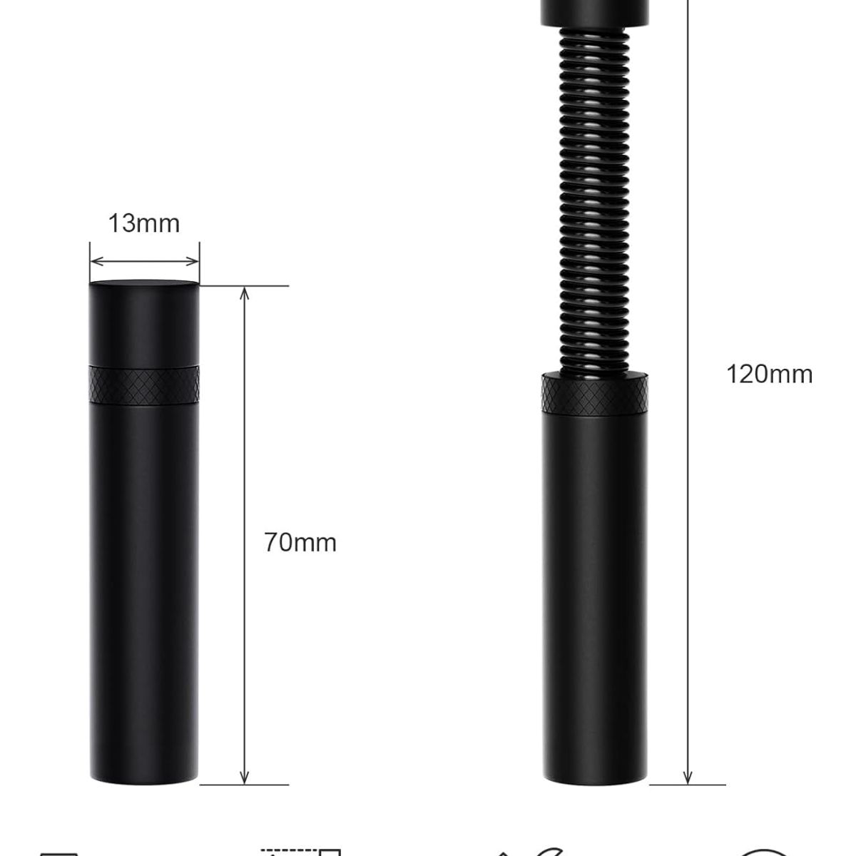 TSKY CHILE SHOPPING - 2pcs Soporte de GPU para tarjeta de video gráfica altura ajustable con imán y almohadilla de goma