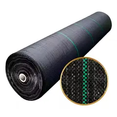 GENERICO - Malla Antimaleza Ground Coverlona Antimaleza Negro 1100m