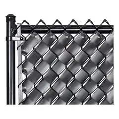 GENERICO - Cinta Plástica Cubre Cercos Para 3 M2 60 Metros 100 Broches