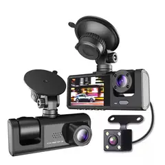 GENERICO - Cámara Para Auto Hd 1080p Vision Nocturna Dashcamera 3 Cáma