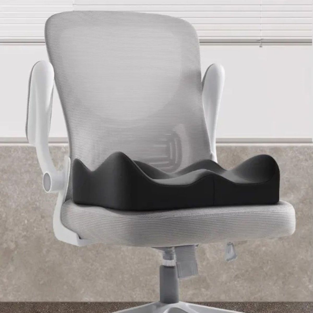 GENERICO - Cojín Coxis Ortopédico Premium Ergonómico Con Memory Foam