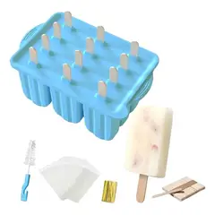 GENERICO - Molde Silicona De Helados Paleta + Accesorios Preparación