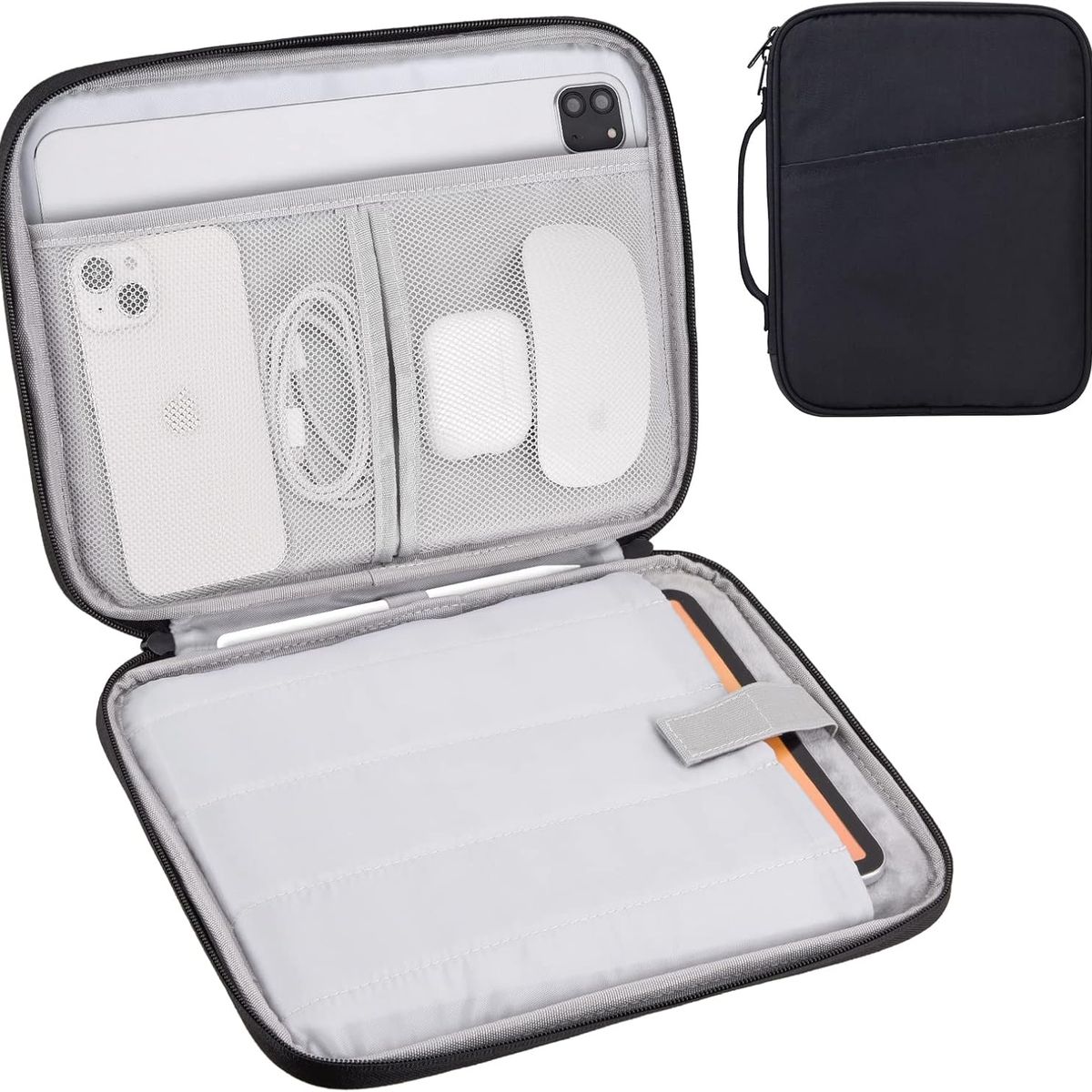TSKY CHILE SHOPPING - Funda Protectora para iPad y Tablets 9-11 Pulgadas, Bolsa con Compartimentos Resistente al Agua