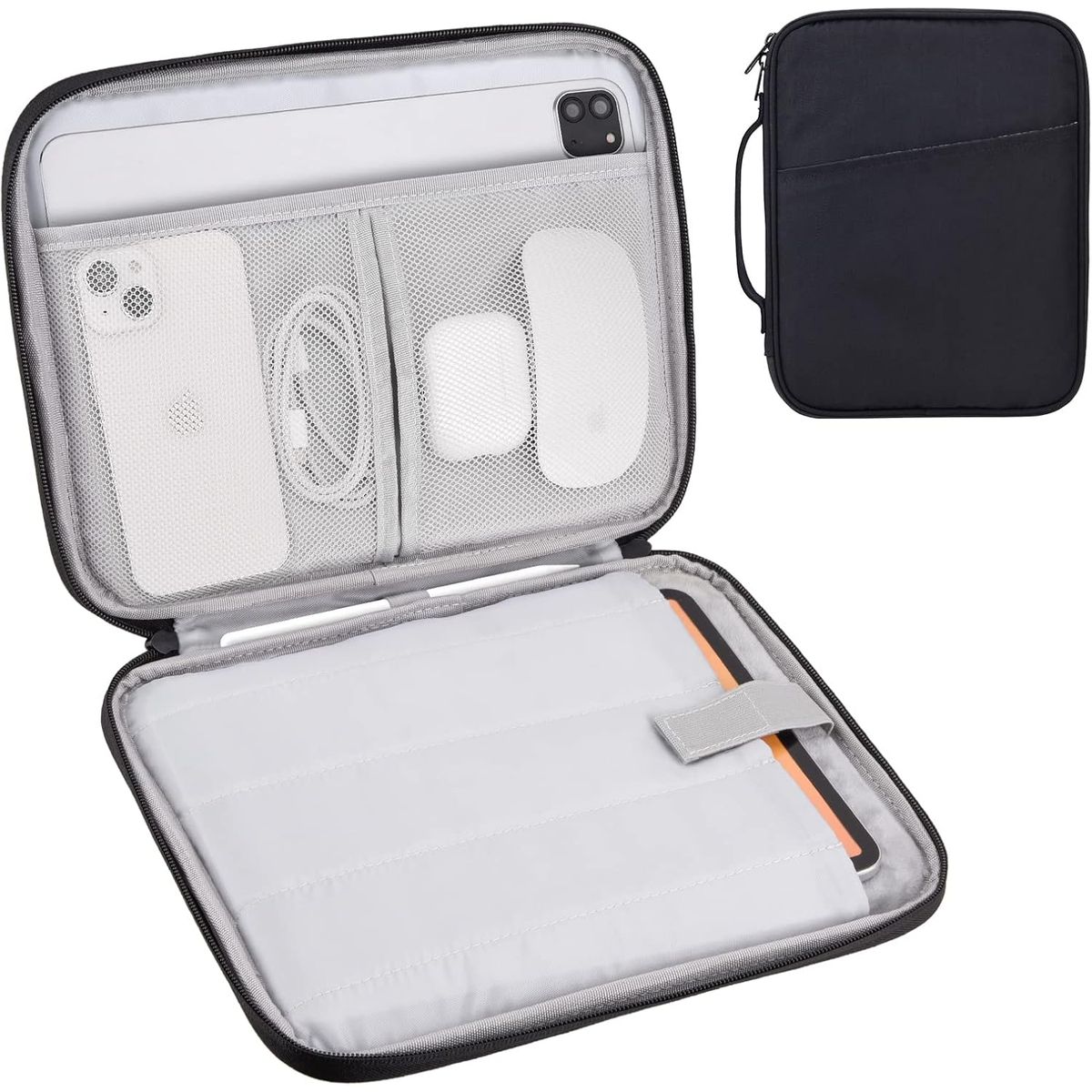 TSKY CHILE SHOPPING - Funda Protectora para iPad y Tablets 9-11 Pulgadas, Bolsa con Compartimentos Resistente al Agua
