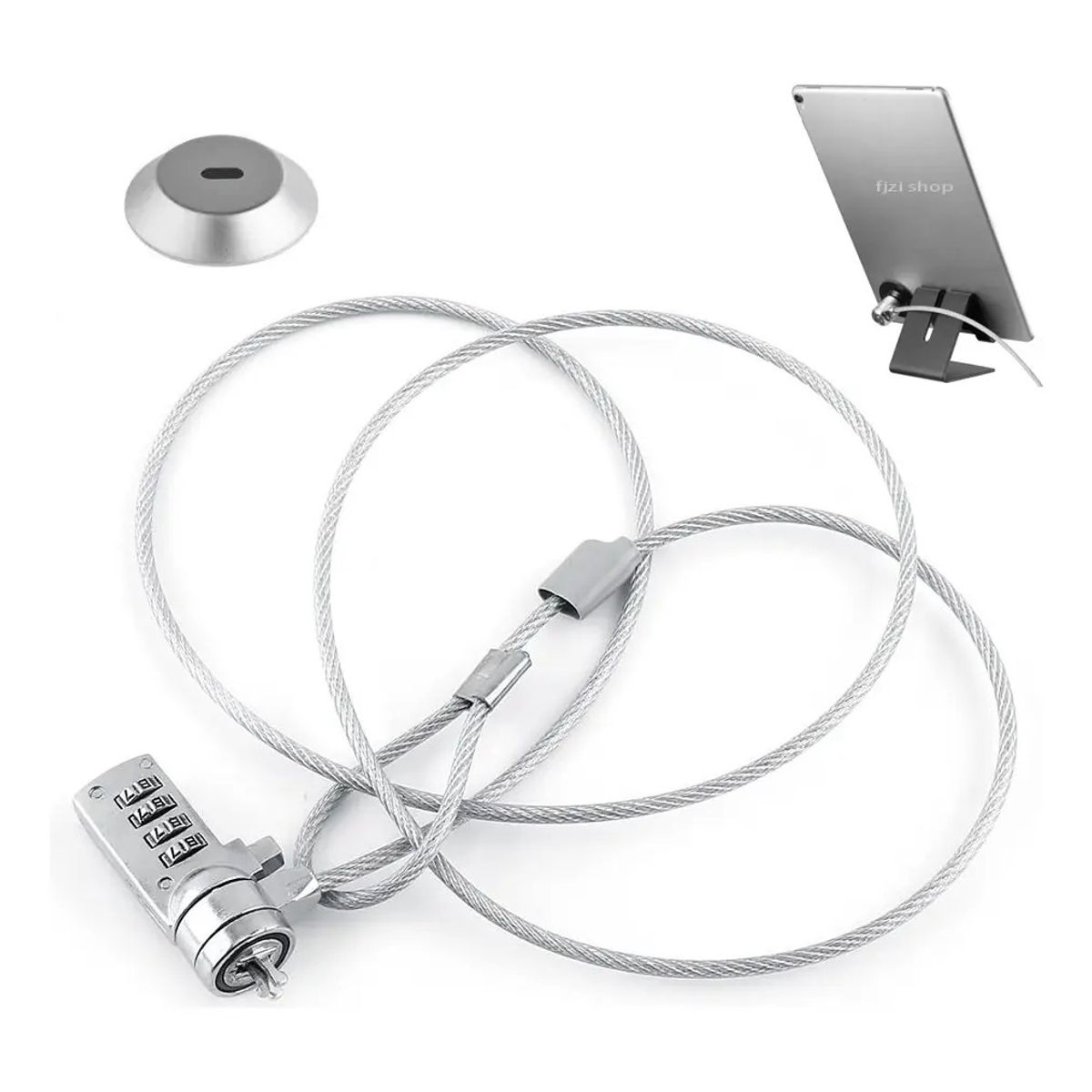 TSKY CHILE SHOPPING - 1.2m Candado para Laptop con Cable de Seguridad Compatible con MacBook, iPad, Tablet y Teléfono