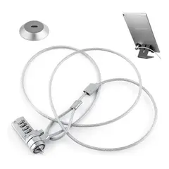 TSKY CHILE SHOPPING - 1.2m Candado para Laptop con Cable de Seguridad Compatible con MacBook, iPad, Tablet y Teléfono