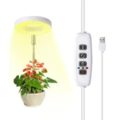 KUANGYE - Lámpara Led Crecimiento Plantas Interior Hogar Oficina