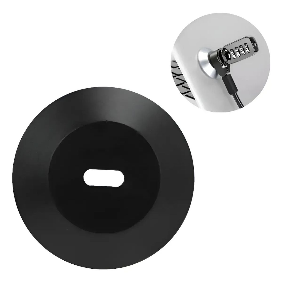 TSKY CHILE SHOPPING - Placa de anclaje adhesiva de seguridad para tabletas, monitores,iPhone, MacBook Pad, iPad, tablet