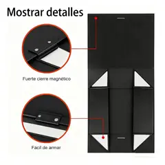 GENERICO - Caja De Regalo Premium Imantada Tapa Dura Gift Box Tamaño Xl