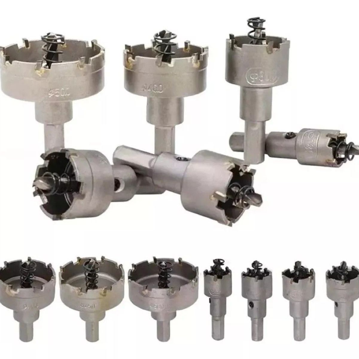 GENERICO - 13 Brocas Copa Sierra Hss De Carburo Para 16-53mm